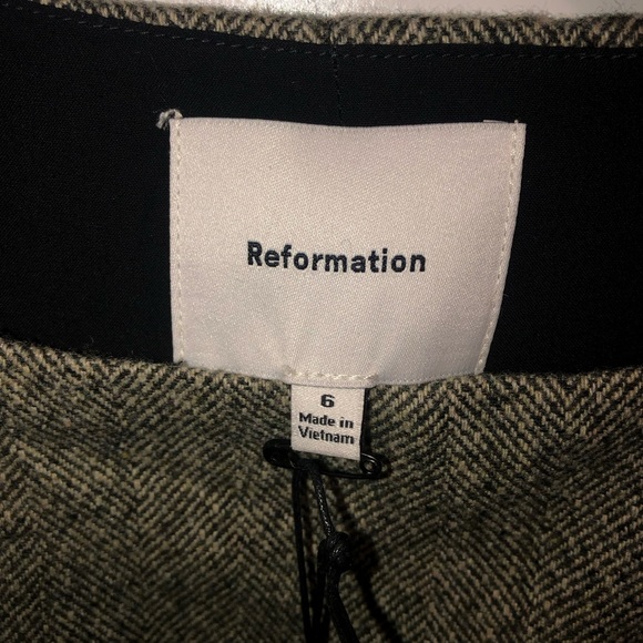 New Reformation x Anthropologie Nolyn Sleeveless Wool Blend Top Blouse Shirt - Picture 5 of 6